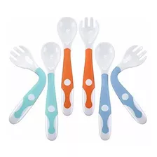 Cubiertos Bebes Utensilios Para Bebés Cucharas Tenedores 3 