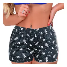 Short Feminino Tricoline Demillus 294034 100% Algodão