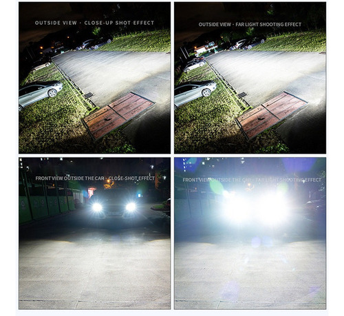 9007 Hb5 Kit De Focos Led De 4 Lados 20000lm 52w Para Ford Foto 8