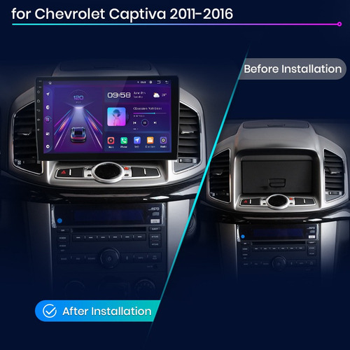 Radio De Coche 4g Android Carplay 2+32g Para Chevrolet Capti Foto 2