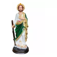 Figura En Resina Fina De San Judas Tadeo De 30cm.