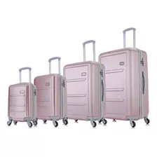 Conjunto Malas De Viagem Pp, Pmg Montreal Swiss Move Rose