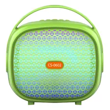 Speaker Parlante Alta Voz Portatil Bluetooth Color Verde