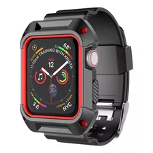 Funda+ Malla Apple Watch 3/2/1 38mm Njjex Black/red