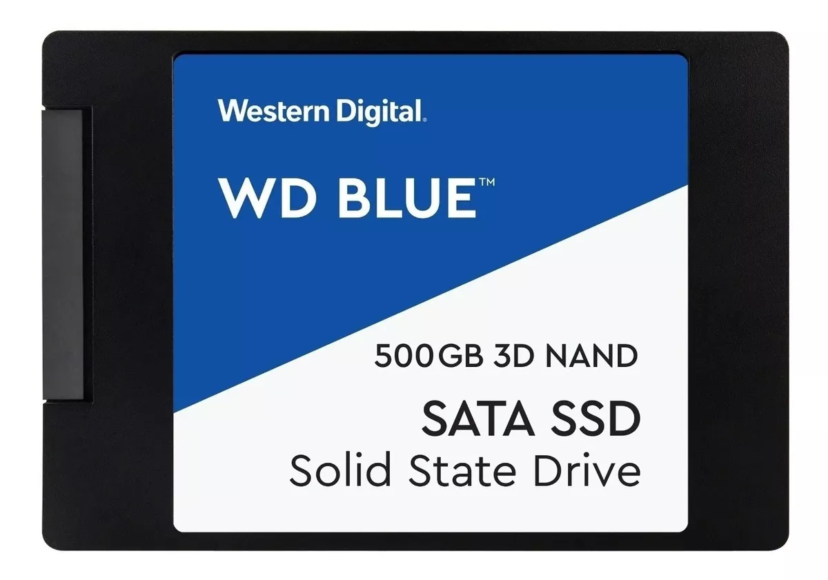 Disco Sólido Interno Western Digital  Wds500g2b0a 500gb Azul