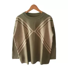 Sweater Doble Bremer Abrigado Mujer Talle Xxxl