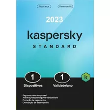 Kaspersky Antivírus Standard 1 Dispositivo, 1 Ano