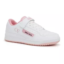 Zapatilla De Dama Badul-m22 White/pink.