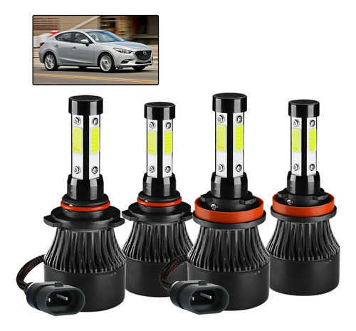 14000lm 80w Kit De Faros Led 9005 Luz Alta Para Mazda