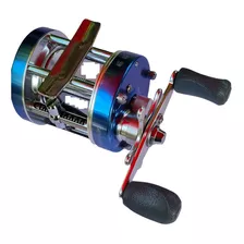 Carrete De Pesca Horizontal Azul Pulsar 4rodamientos Silstar