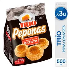 Galletitas Trio Pepas Mermelada De Batata Peponas - Pack X3