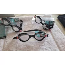 Óculos Natação Mergulho Piscina Lentes Uv Profis. Kit 3 Unid