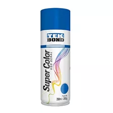 Tinta Spray Super Color Uso Geral Azul Escuro 350ml Tek Bond