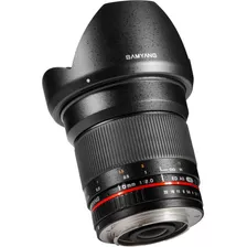 Samyang 16mm F/2.0 Ed As Umc Cs Lente Para Samsung Nx Mount