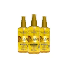 12 Und Óleo Rep. Supreme Argan Mary Life 60ml Frasco D Vidro