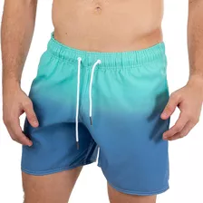 Short Bermuda Masculina Tactel Estampado Moda Praia Colorido