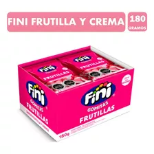 Fini Gomitas Con Sabor A Frutilla Y Crema (contiene 180 Gr)