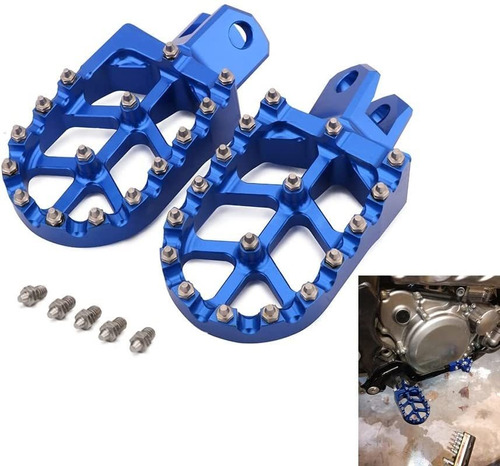 Foto de  Foot Pegs Footpegs Footrest Foot Pedals Rests Cnc Mx F...