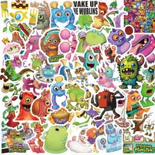 50 Peças De Adesivos Game My Singing Monster Aesthetic Vinyl