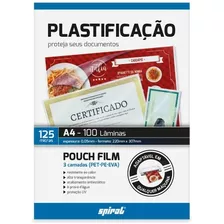 Plástico Para Plastificação 220x307x0,05 A4 02342 100un