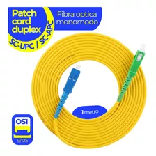 Patch Cord Fibra Óptica Monomodo Simplex, Sc/upc-sc/apc 1mt