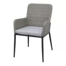 Sillón Aluminio Exterior 87 Cm Gris