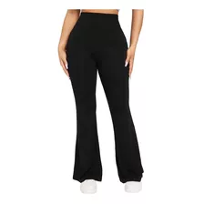 Plus Size Calça Flare Bailarina Suplex Cintura Alta 48 A 66