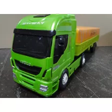 Carreta Carga Seca Iveco Tector Stralis Tamanho Wely New Ray