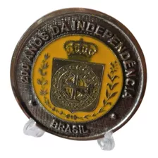 Grande Medalha De 60mm 200 Anos Da Independência Do Brasil