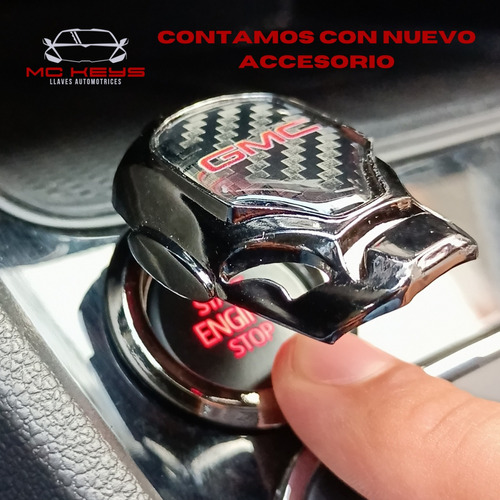 Carcasa Llave Gmc Sierra Acadia Denali Terrain 5b Logo Pila Foto 9