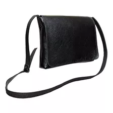 Bolsa Carteiro Couro Legítimo Moderna Masculino Feminino