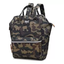 Mochila Cartera Camuflada Everlast Mujer Urbana Dama Moda