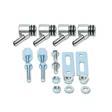 Kit 4 Adaptadores De Bico Rampa Flauta Rail Gnv 2 Orings 6mm