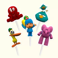 60 Topper Para Docinho Pocoyo, Tema Aniversário Pocoyo