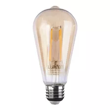 Foco Maxxi Edison Vintage Led 8w Bulbo Vidrio Ambar