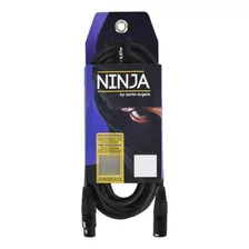 Cabo De Microfone Ninja Xlrm X Xlrf 15ft 4.5 Metros