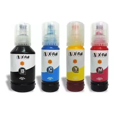 Kit 4 Tinta 544 504 Compatível L3150 L3110 L4150 L4160 L6161