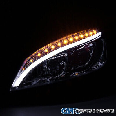Fits 08-11 Benz W204 C-class Clear Projector Headlights  Ttx Foto 6