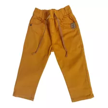 Calça Sarja Masculina Infantil Com Elastano Varias Cores