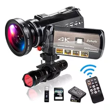 Videocamaras 4k Wifi De Espectro Completo, Camara De Video