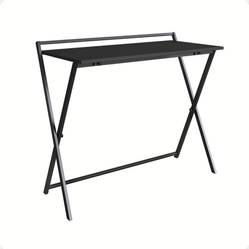 Escrivaninha Mesa Home Dobrável Preta Mx1022 Maxicasa
