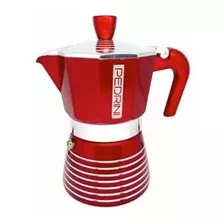 Cafetera Italiana Pedrini Roja 3 Tazas