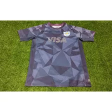 Camiseta De Rugby Los Pumas Alternativa 2014 Niños