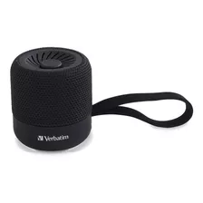 Parlante Verbatim Mini Bluetooth Portátil Con Bluetooth Negro