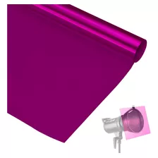 Filtro Gelatina Para Iluminação E Estúdio - Rosa #208 