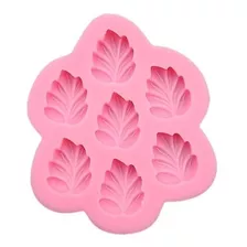 Molde Silicona Hoja Palma Mini Fondant Porcelana