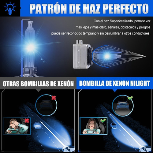 Focos De Coche D1s D1c D1r Hid Xenon Faros Kits 8000k Azul Foto 4