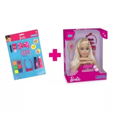 Kit Styling Core Com Frases + Kit Maquiagem - Barbie Mattel