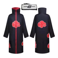 Capa Akatsuki /cosplay/vestuario/naruto/cama+diadema