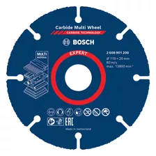 Disco De Serra Mármore Para Madeira 110x20mm Bosch Cor Azul